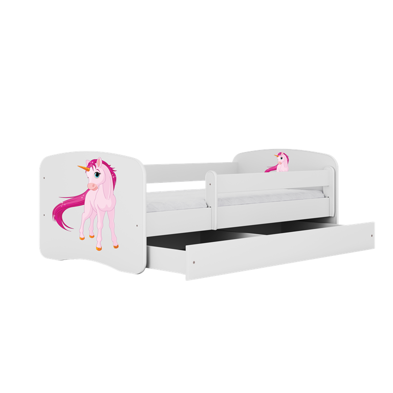 Lit enfant avec dessin et coloris au choix - Licorne - vue 2