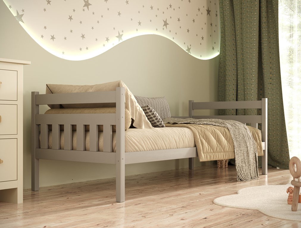 Lit enfant en pin à lattes, rangements ou couchage en option - vue 10