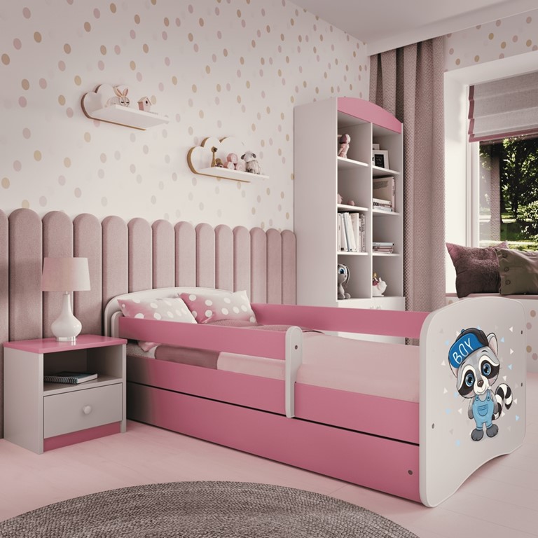 Lit enfant avec dessin et coloris au choix - Raton laveur - vue 6